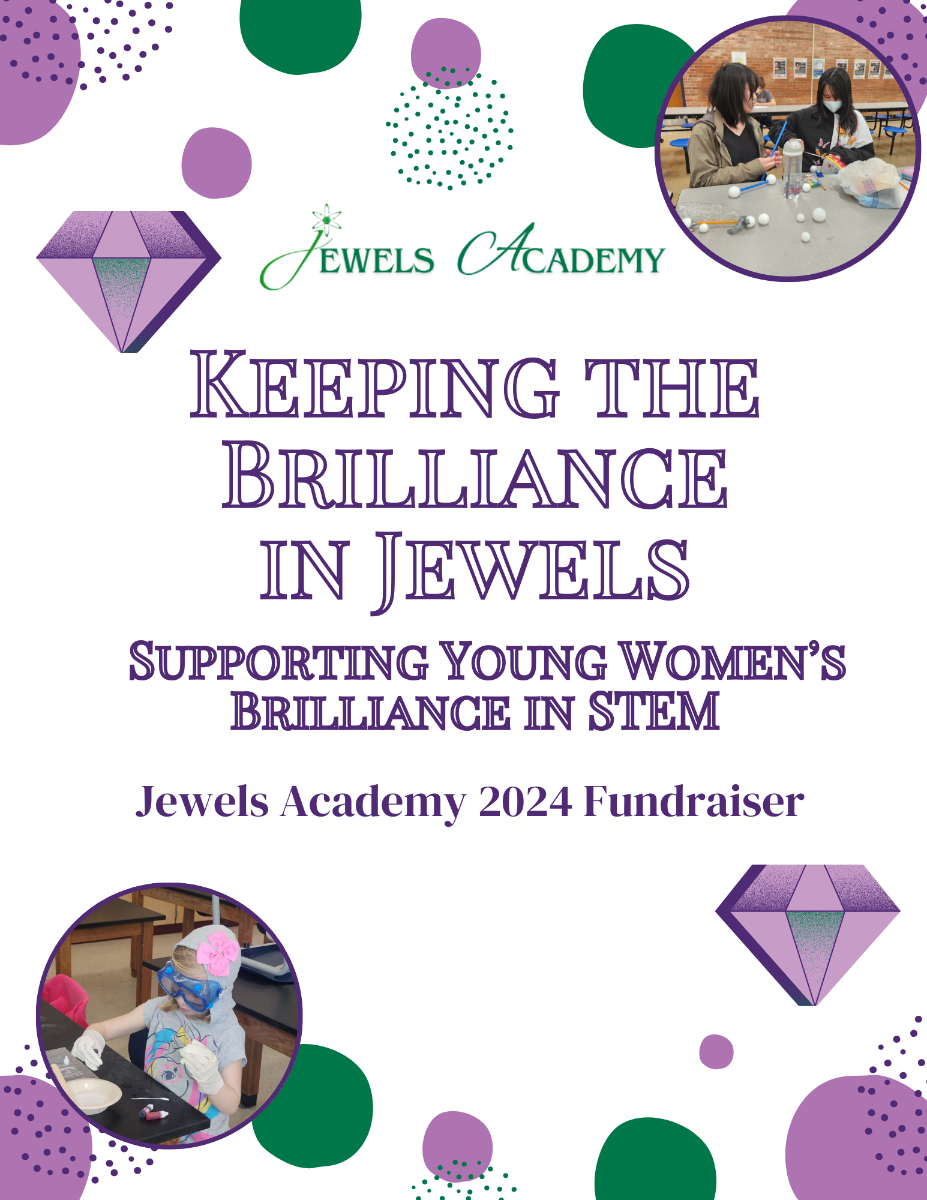 Flier for the 2024 Keeping the Brilliance in Jewels fundraiser